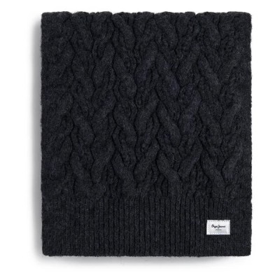 шал,ръкавици,шапки,и,шалове,pepe,jeans,wallis,scarf,dark,grey,marl,(black)