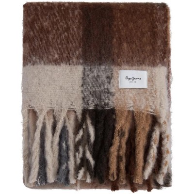 шал,ръкавици,шапки,и,шалове,pepe,jeans,yaiza,scarf,brown,(earth,brown)