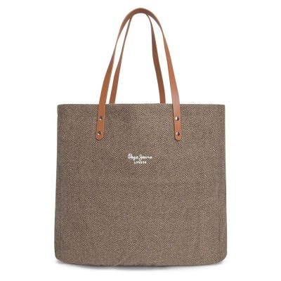 чанта,всички,чанти,pepe,jeans,yennifer,tote,bag,brown