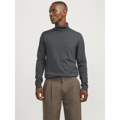 блуза,мъжки,пуловери,jack,&,jones,basic,sweater,dark,grey,melange,(grey)