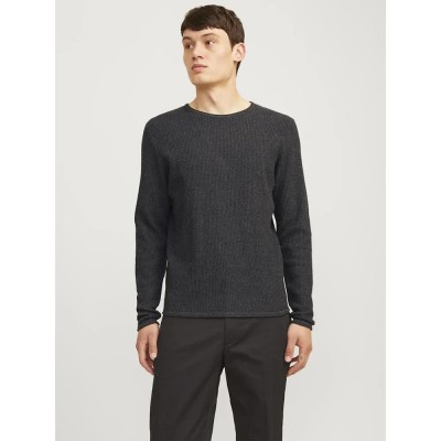 блуза,мъжки,пуловери,jack,&,jones,cooper,sweater,dark,grey,melange,(grey)