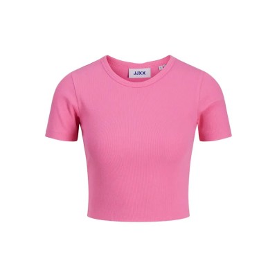 тениска,дамски,тениски,jack,&,jones,florie,str,rib,jjxx,short,sleeve,t,shirt,pink,(morning,glory)