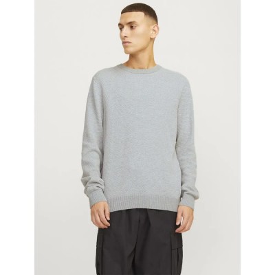 блуза,мъжки,пуловери,jack,&,jones,globe,sweater,light,grey,melange,(grey)