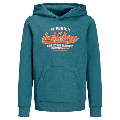 суичър,детски,блузи,jack,&,jones,logo,2,col,24,25,mni,hoodie,blue,(oceanview)