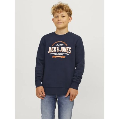 сако,детски,блузи,jack,&,jones,logo,2,col,24,25,mni,sweatshirt,blue,(navy,blazer,white,marmelade)