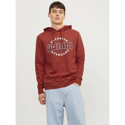 суичър,мъжки,пуловери,jack,&,jones,logo,2,col,hoodie,red,ochre,(red)