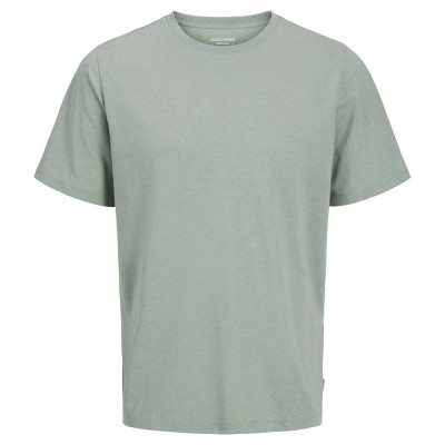 тениска,мъжки,тениски,jack,&,jones,organic,melange,short,sleeve,t,shirt,green,(iceberg,green,melange)