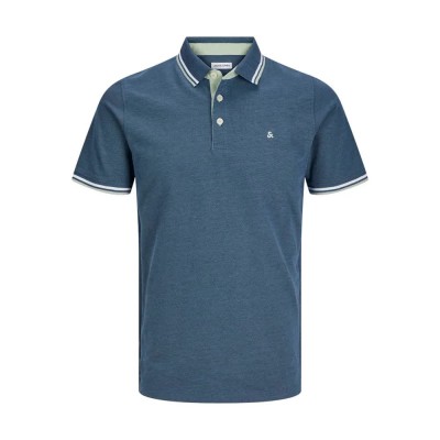мъжки,блузи,с,яка,jack,&,jones,paulos,short,sleeve,polo,oceanview,play,(blue)