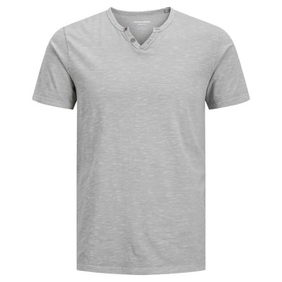 тениска,мъжки,тениски,jack,&,jones,split,short,sleeve,t,shirt,ultimate,grey,(grey)