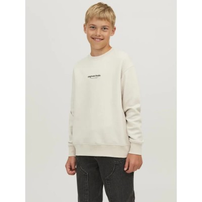 блуза,детски,блузи,jack,&,jones,vesterbro,sweatshirt,moonbeam,loose,(white)