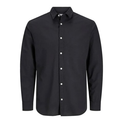 риза,с,дълъг,ръкав,мъжки,ризи,jack,&,jones,breeze,sn,plus,long,sleeve,shirt,black