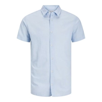 риза,с,къс,ръкав,мъжки,ризи,jack,&,jones,breeze,sn,plus,short,sleeve,shirt,chambray,blue,(blue)