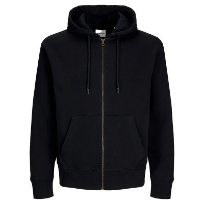 блуза,мъжки,пуловери,jack,&,jones,charge,full,zip,sweatshirt,black