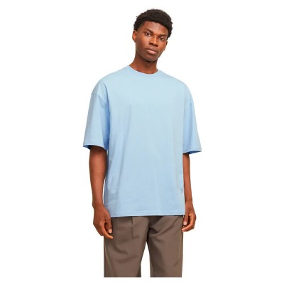 тениска,мъжки,тениски,jack,&,jones,charge,short,sleeve,t,shirt,chambray,blue,(blue)