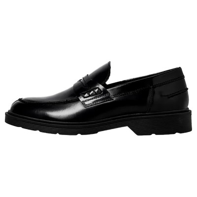 мъжки,обувки,jack,&,jones,dax,leather,loafers,black