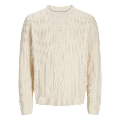 блуза,мъжки,пуловери,jack,&,jones,diogo,cable,sweater,beige
