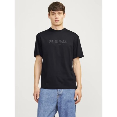 тениска,мъжки,тениски,jack,&,jones,frederiksberg,short,sleeve,t,shirt,black,(black)