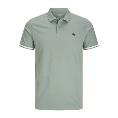 блуза,с,къс,ръкав,мъжки,блузи,с,яка,jack,&,jones,jersey,logo,short,sleeve,polo,green,(iceberg,green,play)