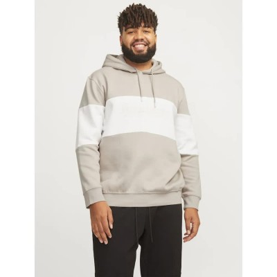 суичър,мъжки,пуловери,jack,&,jones,legacy,blocking,plus,hoodie,grey