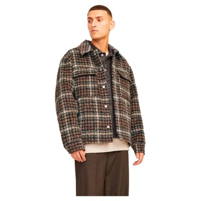 карирана,риза,мъжки,якета,jack,&,jones,ontario,overshirt,brown,(chocolate,brown,check)