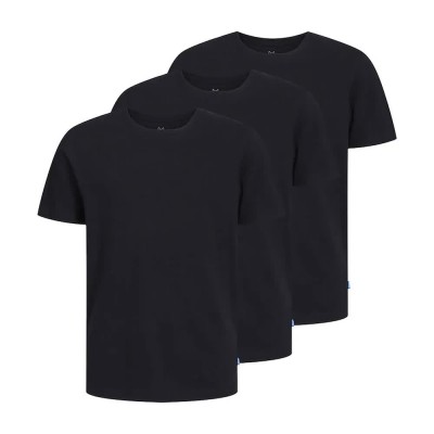 тениска,детски,тениски,jack,&,jones,organic,basic,short,sleeve,t,shirt,3,units,black,(black,w.,3xblack)