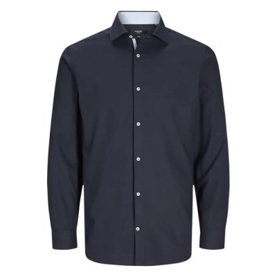 риза,с,дълъг,ръкав,мъжки,ризи,jack,&,jones,parker,detail,long,sleeve,shirt,black,(night,sky,slim,fit)