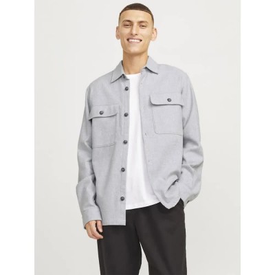 мъжки,якета,jack,&,jones,raymond,melange,solid,overshirt,light,grey,melange,comfort,fit,(grey)