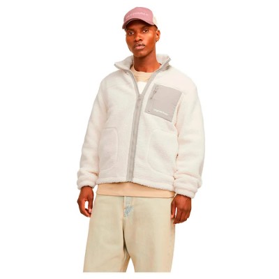 яке,мъжки,якета,jack,&,jones,vesterbro,teddy,aw24,jacket,white