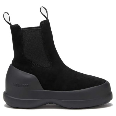 обувки,дамски,боти,дамски,високи,обувки,за,ходене,moon,boot,luna,chelsea,suede,boots,black