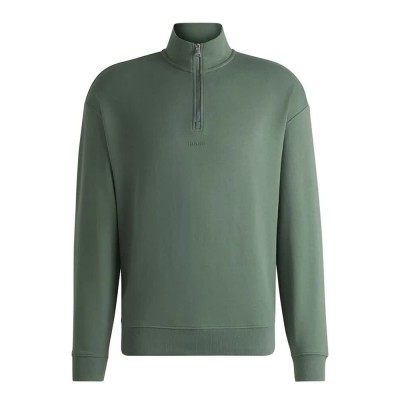 блуза,мъжки,пуловери,hugo,durty244,10249110,sweatshirt,open,green,(green)