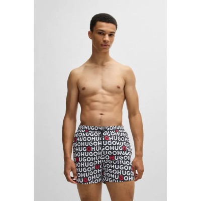 бански,гащета,мъжки,бански,костюми,hugo,tortuga,swimming,shorts,black