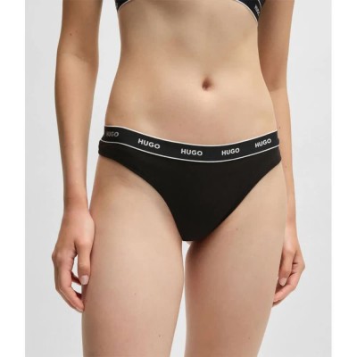 дамско,бельо,дамски,бикини,и,танкини,hugo,design,thong,3,units,black