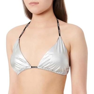 дамски,бански,костюми,hugo,pure,bikini,top,silver