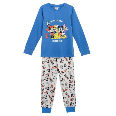 пижама,детски,пижами,disney,single,jersey,mickey,long,sleeve,pyjama,blue,(blue)