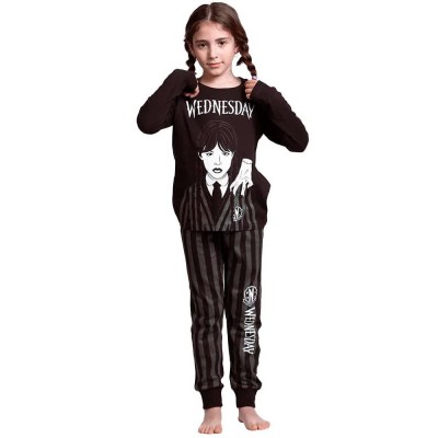 пижама,детски,пижами,wednesday,single,jersey,wednesday,long,sleeve,pyjama,brown,grey,(dark,gray)