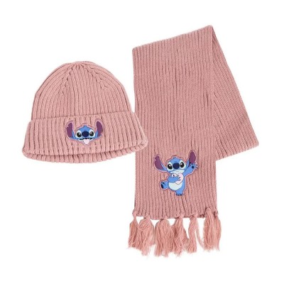 комплект,всички,шапки,cerdá,stitch,beanie,2,pieces,pink
