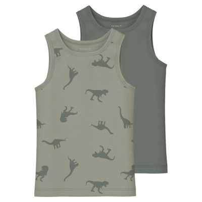 тениска,детски,тениски,name,it,dino,mini,sleeveless,t,shirt,2,units,green,grey,(agave,green)