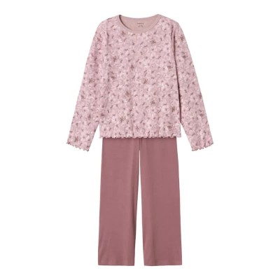 пижама,детски,пижами,name,it,flower,loose,long,sleeve,pyjama,pink,(mauve,shadows)