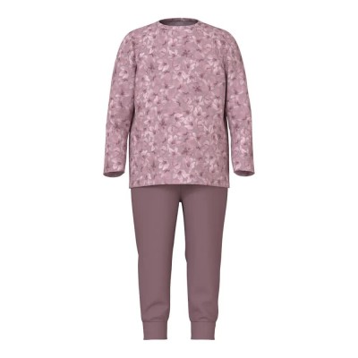 пижама,детски,пижами,name,it,flower,mini,long,sleeve,pyjama,pink,(mauve,shadows)