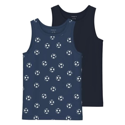 футболна,фланелка,детски,тениски,name,it,football,sleeveless,t,shirt,2,units,blue,(dark,denim)
