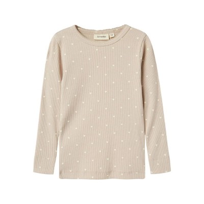 тениска,детски,тениски,name,it,gago,slim,lil,atelier,long,sleeve,t,shirt,gray,morn,heart,(beige)