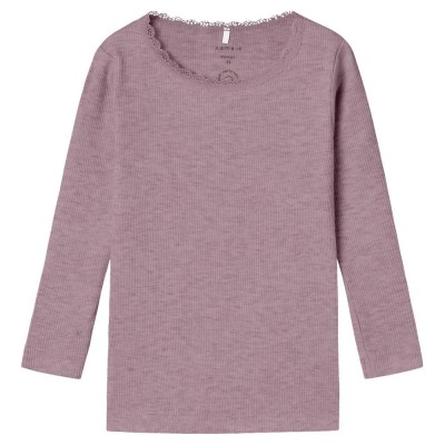 тениска,детски,тениски,name,it,kab,mini,long,sleeve,t,shirt,elderberry,melange,(pink)