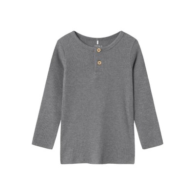 тениска,детски,тениски,name,it,kab,mini,long,sleeve,t,shirt,mockingbird,melange,(grey)