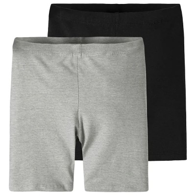 детски,клинове,name,it,vivian,solid,short,leggings,2,units,black,grey,(black,grey,melange)