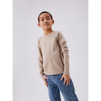 тениска,детски,тениски,name,it,vobbo,nreg,long,sleeve,t,shirt,pure,cashmere,(beige)