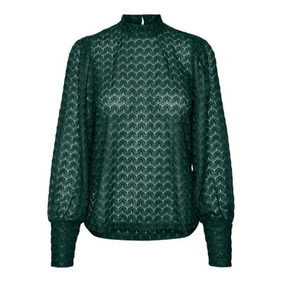 дамски,блузи,дамски,ризи,vero,moda,becca,long,sleeve,blouse,pine,grove,(green)