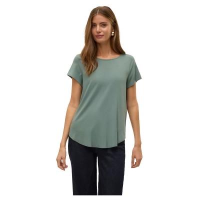 дамски,блузи,дамски,ризи,vero,moda,bella,short,sleeve,blouse,laurel,wreath,(green)