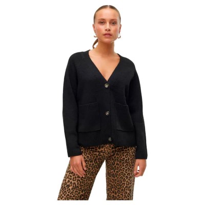жилетка,дамски,пуловери,дамски,плетени,дрехи,vero,moda,boom,cardigan,black,(black)