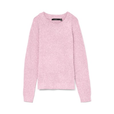 блуза,дамски,пуловери,дамски,плетени,дрехи,vero,moda,doffy,sweater,pink,(pink,a,boo,melange)