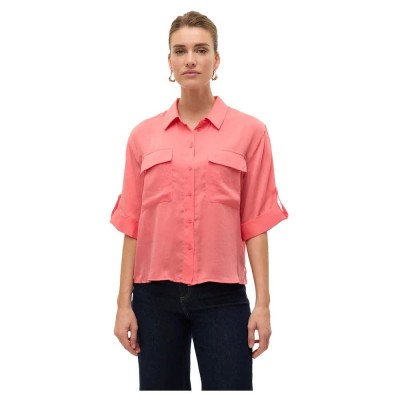 дамски,блузи,дамски,ризи,vero,moda,fabiana,3,4,sleeve,shirt,tea,rose,(pink)